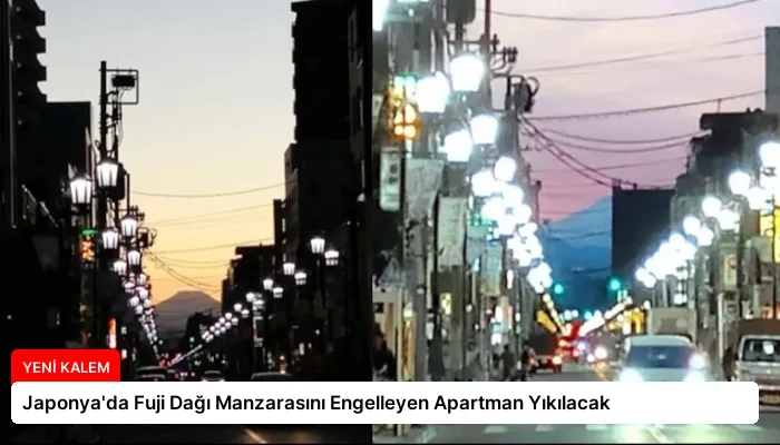 Japonya’da Fuji Dağı Manzarasını Engelleyen Apartman Yıkılacak