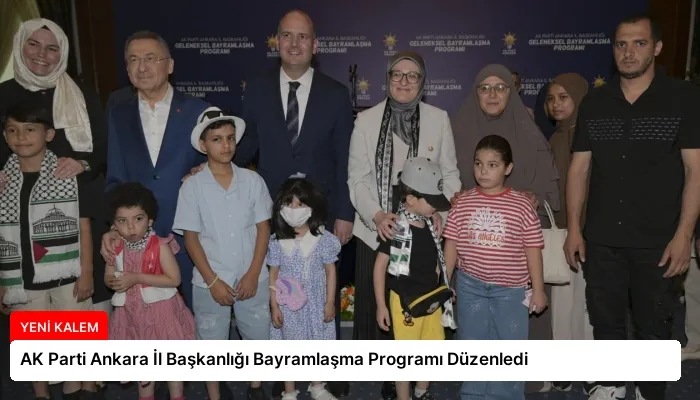AK Parti Ankara İl Başkanlığı Bayramlaşma Programı Düzenledi