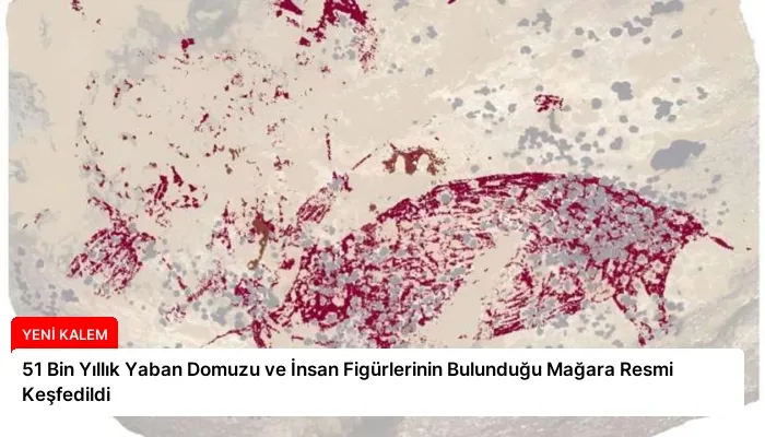 51 Bin Yıllık Yaban Domuzu ve İnsan Figürlerinin Bulunduğu Mağara Resmi Keşfedildi
