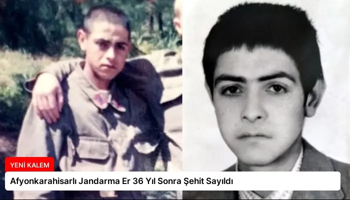 Afyonkarahisarlı Jandarma Er 36 Yıl Sonra Şehit Sayıldı