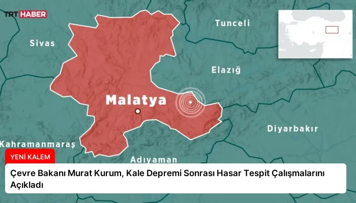 Çevre Bakanı Murat Kurum, Kale Depremi Sonrası Hasar Tespit Çalışmalarını Açıkladı