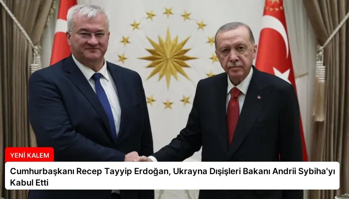Cumhurbaşkanı Recep Tayyip Erdoğan, Ukrayna Dışişleri Bakanı Andrii Sybiha’yı Kabul Etti