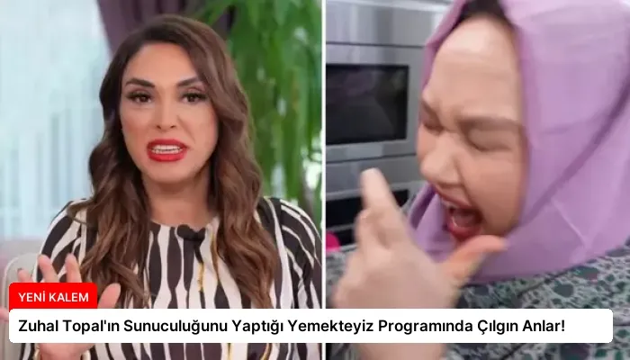 Zuhal Topal’ın Sunuculuğunu Yaptığı Yemekteyiz Programında Çılgın Anlar!