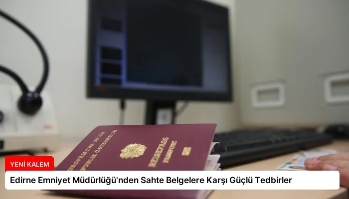 Edirne Emniyet Müdürlüğü’nden Sahte Belgelere Karşı Güçlü Tedbirler