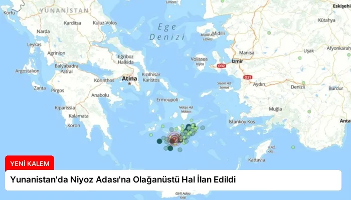 Yunanistan’da Niyoz Adası’na Olağanüstü Hal İlan Edildi