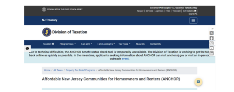 How to Stay Informed About Your NJ Anchor Benefit