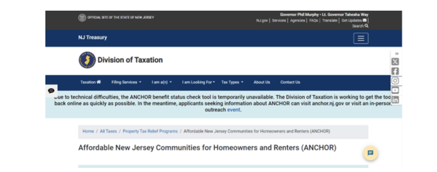 How to Stay Informed About Your NJ Anchor Benefit