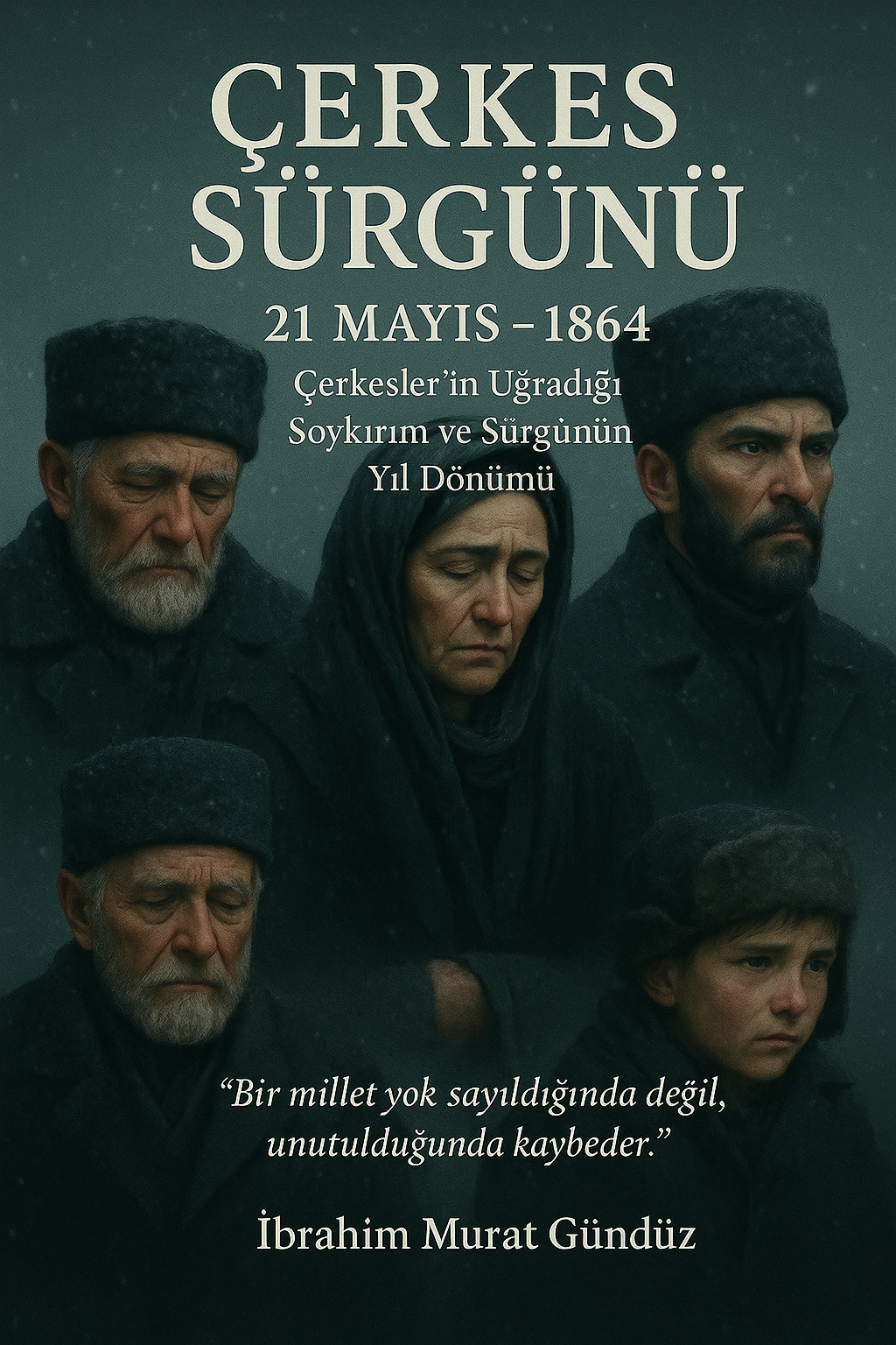 İbrahim Murat Gündüz: 21 Mayıs Çerkes Soykırımı’nda Türk Milleti Mazluma Kucak Açtı, Vefa Asla Unutulmadı