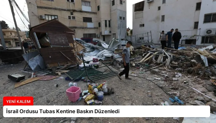 İsrail Ordusu Tubas Kentine Baskın Düzenledi
