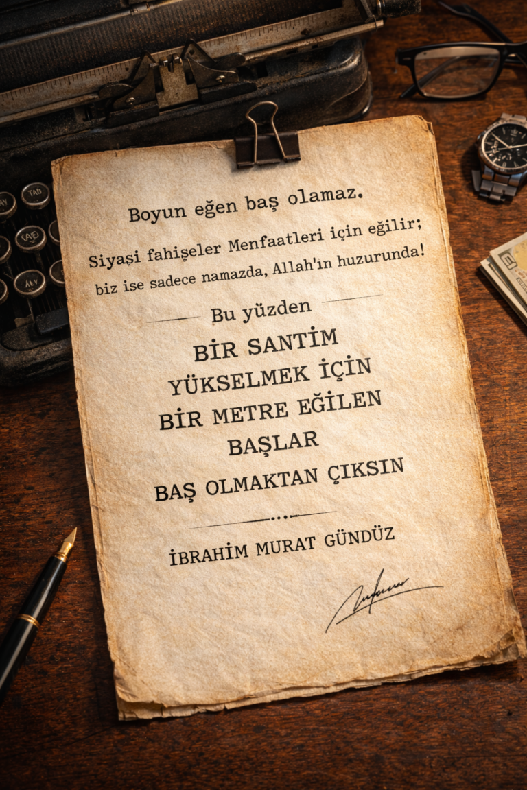 İbrahim Murat Gündüz’ün Mesajları Siyaset Gündeminde Yer Buldu