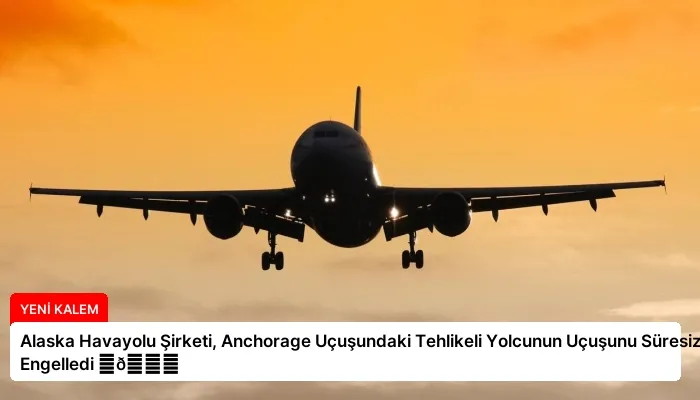 Alaska Havayolu Şirketi, Anchorage Uçuşundaki Tehlikeli Yolcunun Uçuşunu Süresiz Engelledi ⏬👇