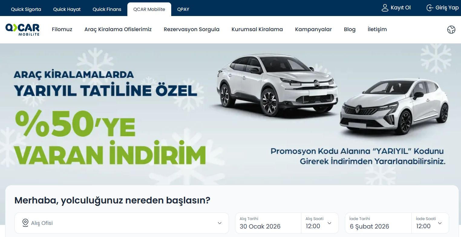 Samsun Araç Kiralama – qcar.com.tr