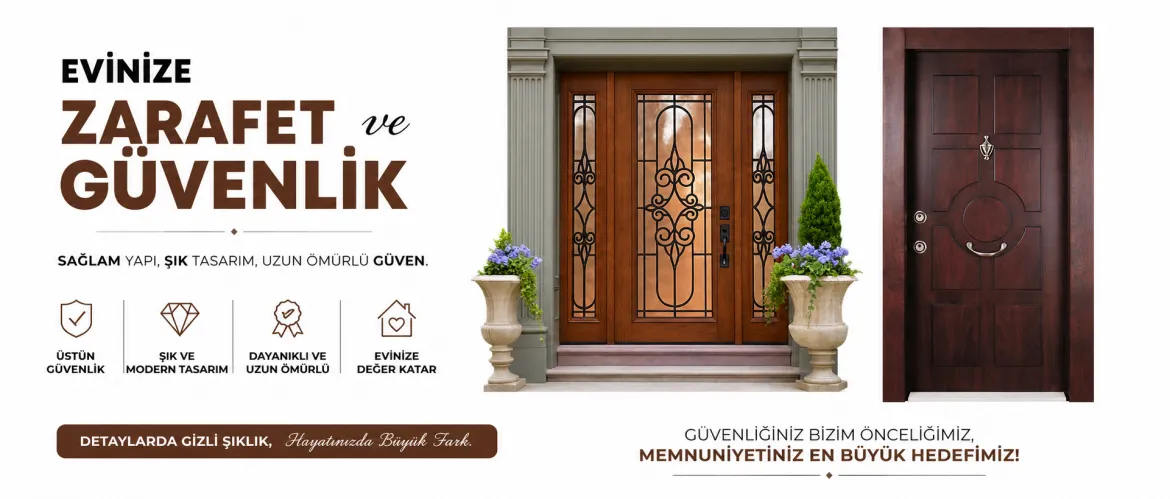 Ferforje Bina Kapıları Yapıların Kimliğini Yansıtıyor