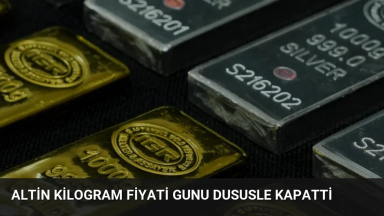 Altin Kilogram Fiyati Gunu Dususle Kapatti