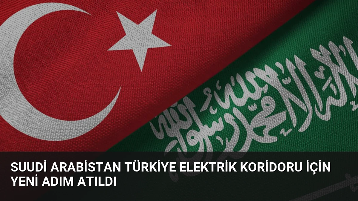 Suudi Arabistan Türkiye Elektrik Koridoru İçin Yeni Adım Atıldı