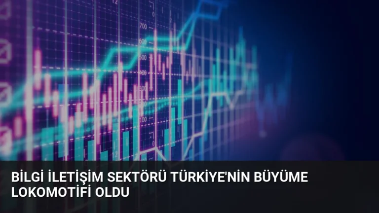 Bilgi İletişim Sektörü Türkiye’nin Büyüme Lokomotifi Oldu