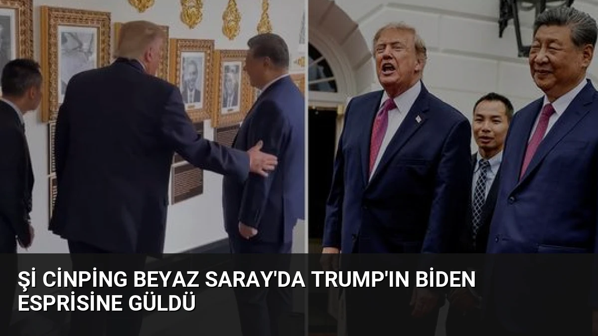 Şi Cinping Beyaz Saray’da Trump’ın Biden Esprisine Güldü