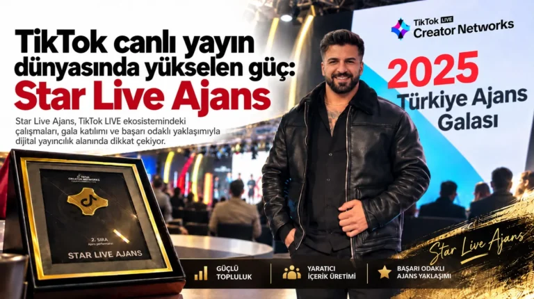 TikTok Canlı Yayın Dünyasında Star Live Ajans Dikkat Çekiyor