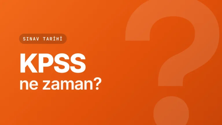 KPSS 2027 Ne Zaman? Genel Yetenek-Genel Kültür ve Alan Bilgisi Hangi Günlerde?